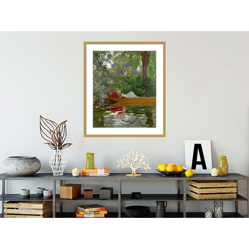 Under the WillowsJohn Singer Sargent - Impression sur toile, H 39,13 po x l 33,5 po