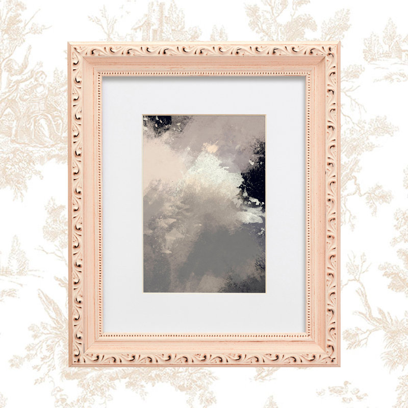 Cadre photo Arnetra, 16 po x 24 po emmêlé à 12 po x 18 po, Blanc cassé