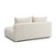 Chiemi Cheryll Textured Fabric Modular Loveseat-619600025