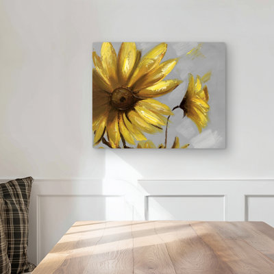 Mountain arnica flowers - Livingroom Flowers metal print decor