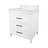 Bayla 30'' Single Bathroom Vanity with Engineered Stone Top-618850964