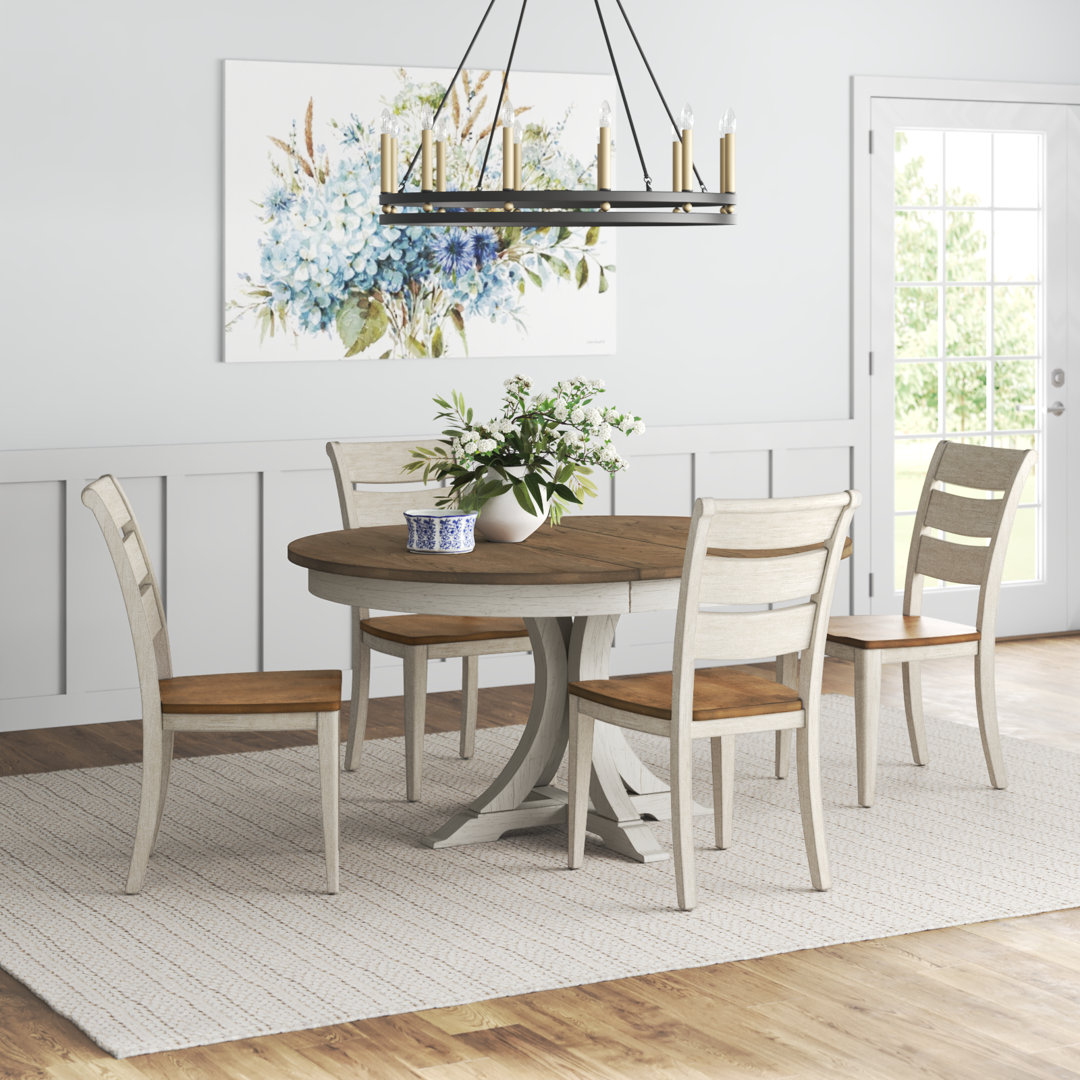 Harlowe 5 Piece Pedestal Table Set Sand & Stable™