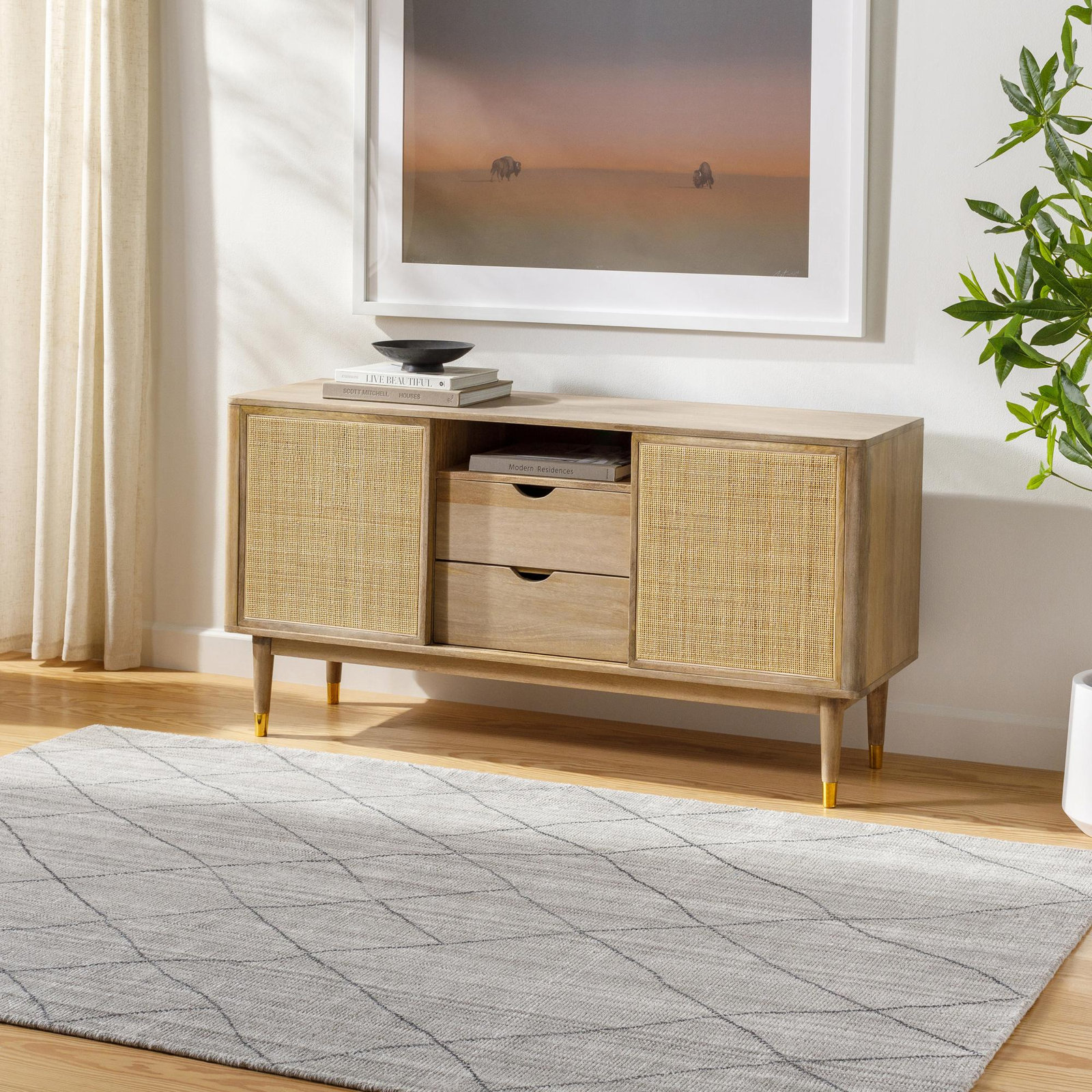 Sonora Handmade Recycled P.E.T Gray Indoor/Outdoor Rug, Rectangle 5' x 7'6"