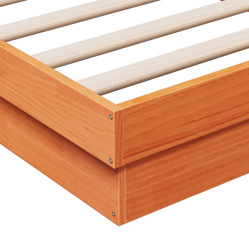 Korbin Solid Wood Bed, European Single (90 x 200cm)