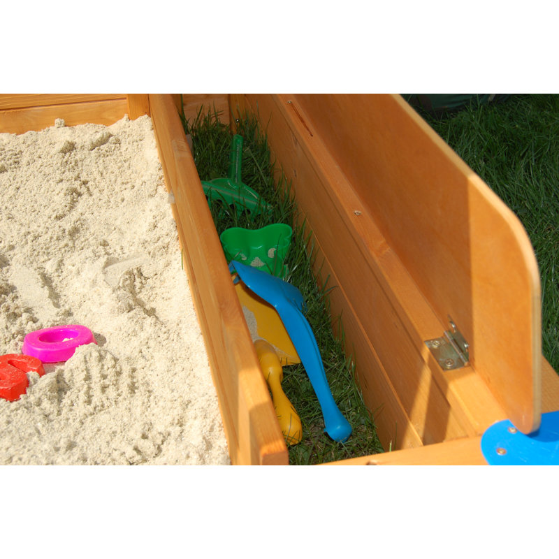 Exaco 44'' Solid Wood Sandbox