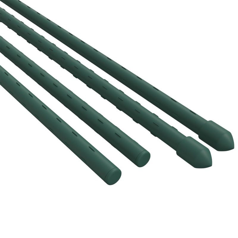30 piquets de plantes de jardin Arlmont & Co., acier vert, H 70,9 po x l 0,4 po x P 0,4 po