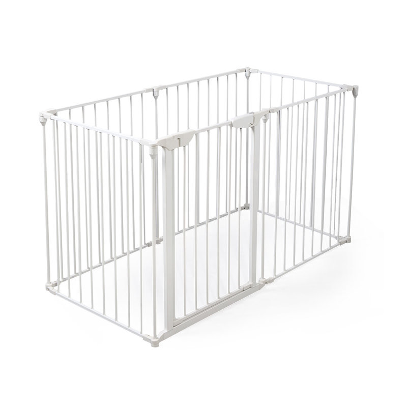 Barrière de sécurité pour bébé 6 panneaux, Blanc