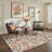 Aamir Evoque Modern Machine Washable Beige Indoor Area Rug with Non-Slip Backing-986595901-986285165