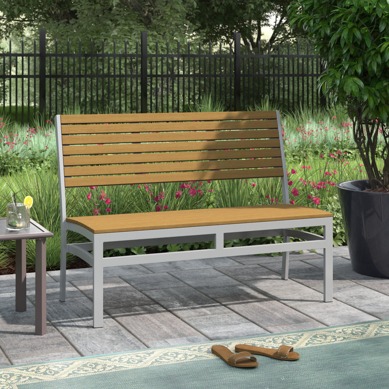 Banc empilable 4 pi Travira, Bois de teck naturel