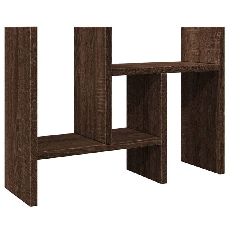 Desk Organiser 34.5X15.5X35.5 Cm Engineered Wood, Brown Oak