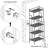 11.42'' W Metal Shelving Unit