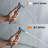 Elongated Hand Held Bidet with Faucet-63802126