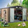 10 ft. W X 8 ft. D Metal Tool Shed