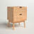Elegant Neruda 2-Drawer Rattan Nightstand –Coastal Farmhouse with Mahogany Wood, Roller Glide Drawer-482597736