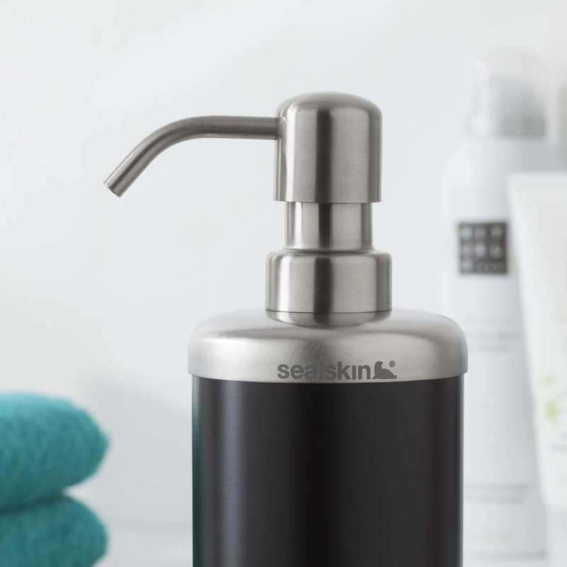 Sealskin Soap Dispenser Acero, Black/Silver