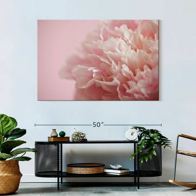 Harnek fondu au rose, H 32 po x l 48 po