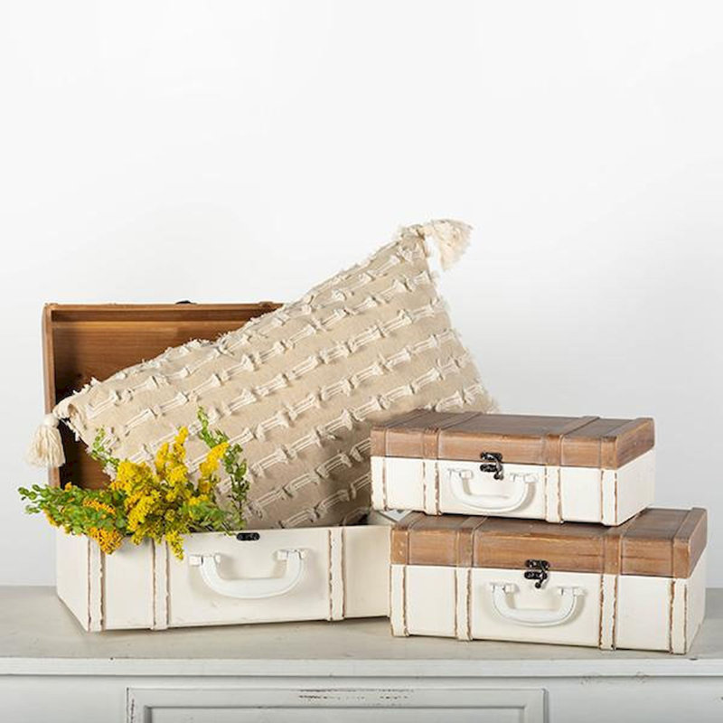 Surbit 3 Piece Manufactured Wood Accent Trunk