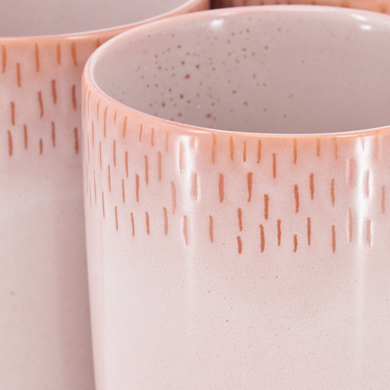 Jasper Stoneware Latte Mug, Beige