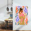 Gentle Mother'S Embrace Peaceful Serene Contemporary Nature Flower Wall Art Print by Bea Muller - Wrapped Canvas Print-956039951