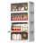4 Tier Plastic Storage Bins With Drawers - Foldable Stackable Storage Bins With Lids - Closet Craft Organizers And Storage - 24QT Plastic Drawer Storage For Bedroom Study Toy Room Office