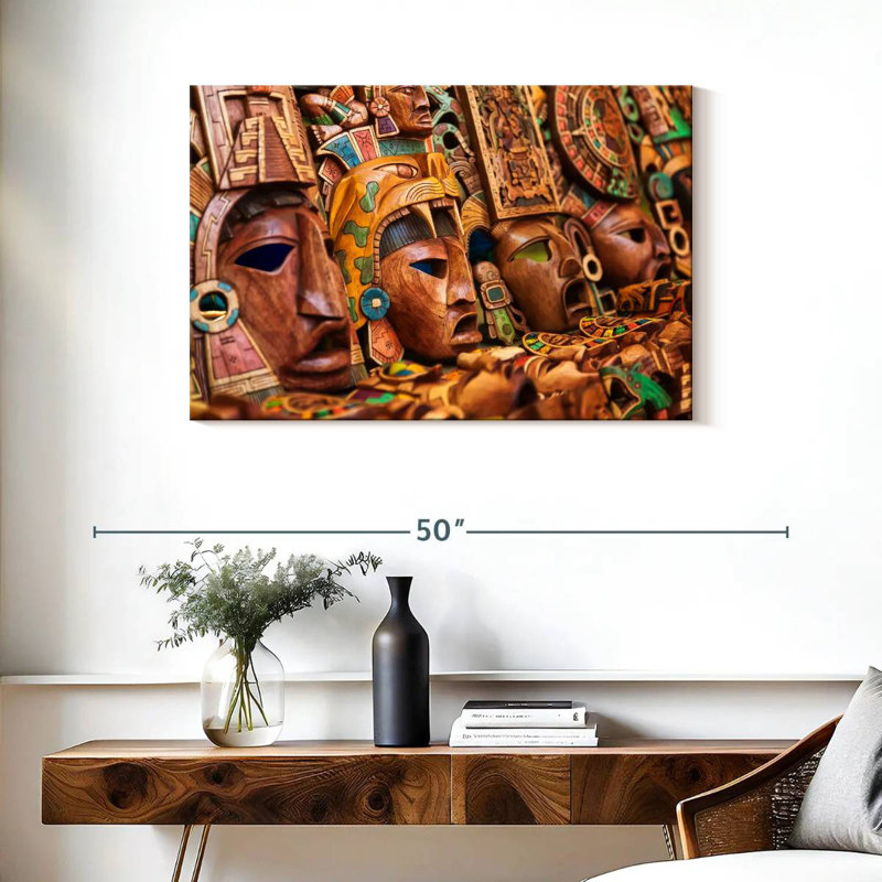 Senne Mexican Carved Wood