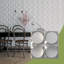 Panneau mural décoratif 3D Adonis EnduraWall 19 pi 8 po x H 19 5/8 po, acier foncé métallique (couvre 2,67 pieds carrés)-123529714-123529720