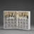 Advent Calendar LED Wooden Silhouette