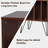 Freestanding Record Player Stand Record Storage Cabinet With Metal Legs-785365723