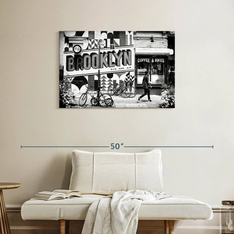 Nicci Brooklyn Coffee, 24" H x 36" W