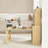 33.5" W Multifunctional Buffet With Hutch, Foldable Dining Table-886629194
