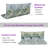 Porch Swing Cushions With Backrest, 4" Thicken Waterproof Outdoor Bench Cushion, Only Cushion-799062576-799062571