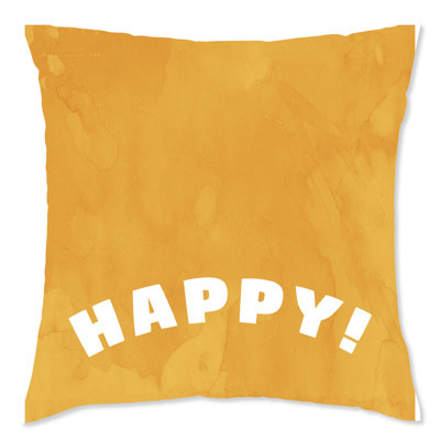 Inspirational Square Pillow Cover & Insert