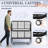 Folding Bed with 5" Memory Foam Mattress, Roll Away Beds with Metal Frame for Adults, Portable Foldable Bed with Wheels and Dustproof Bag-1417051193