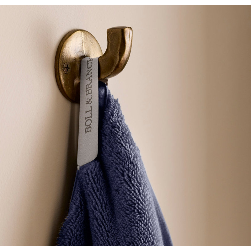 Turkish Ultra Plush Towel Set, Coastal Navy, 6 Pieces: 2 Bath Towel, 2 Washcloth, 2 Hand Towel