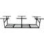 Support de rangement réglable pour garage noir robuste de 2 pi x 8 pi, 450 lb, hauteur de chute de 22 po à 40 po, surface en métal de 52 po Pi., Optimiser la capacité