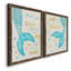 «Mermaid Dream», art textuel sur toile 2 pièces-1025750524-1025750522