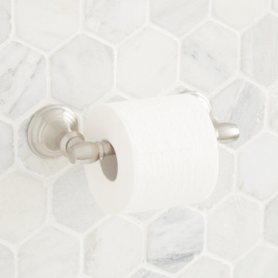Beasley Double Post Toilet Paper Holder
