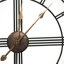 Aeryk 60cm Silent Modern Oversized Decorative Cut Out Metal Wall Clock