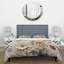 Ensemble de housse de couette en microfibre / polyester Bohemian Earthly Floral Collage II Bedding-1056029566