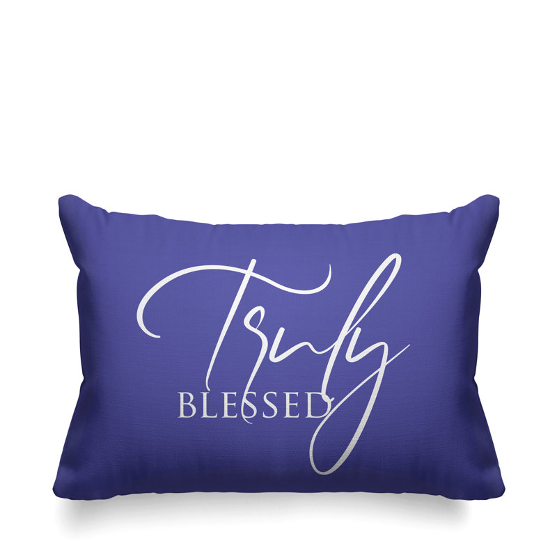 Housse et insert de coussin rectangulaire Aspire, Iris