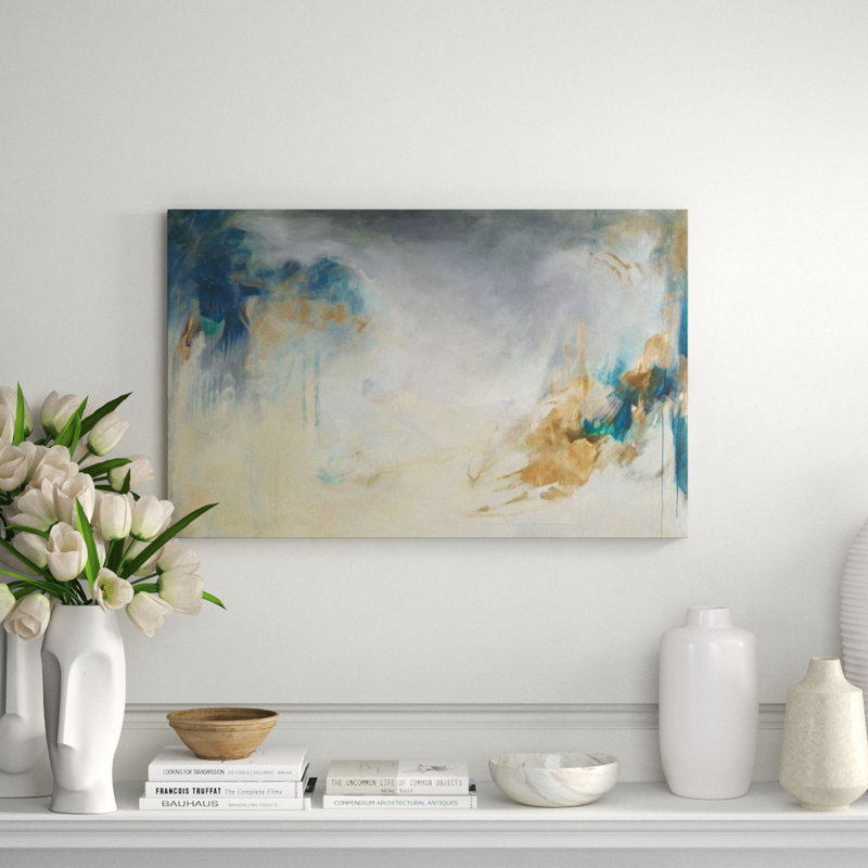 Cyanic Painting by Samuel Kane, Outdoor, 54" H x 86" W x 1.5" D