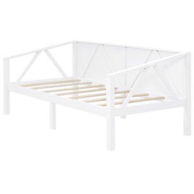 White Twin Daybed, Featuring An Elegant Hue, Ideal For Relaxing In Bedroom Or Living Area, Solid Support Size Clean - Designed Use, Pine Legs, Ample Storage Space