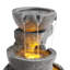  Teamson Home 84.5 cm Cascading Bowls & Stacked Stones LED Outdoor Water Fountains-129687775