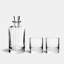 Fluted Collection Crystal Glass Whiskey Decanter
