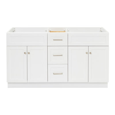 Paulla 60'' W Double Bathroom Vanity Base