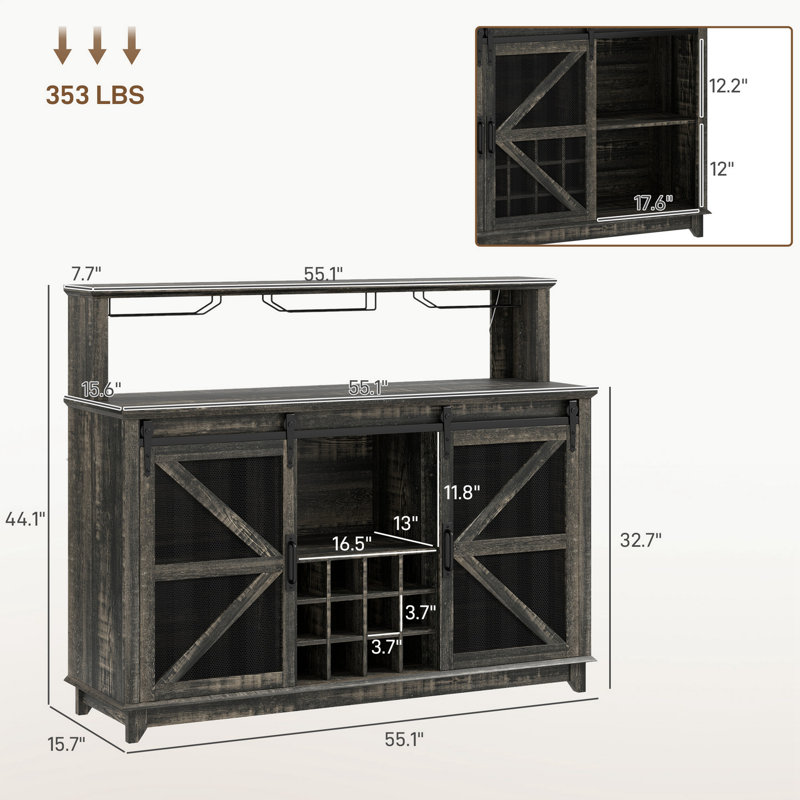 Armoire à vin Farmhouse