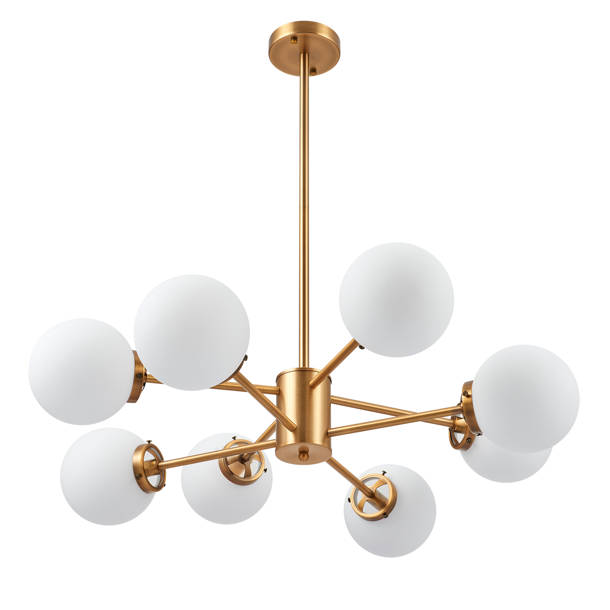 Mercury Row® Palethorp 5 - Light Gold/ Yellow Kitchen Island Pendant ...
