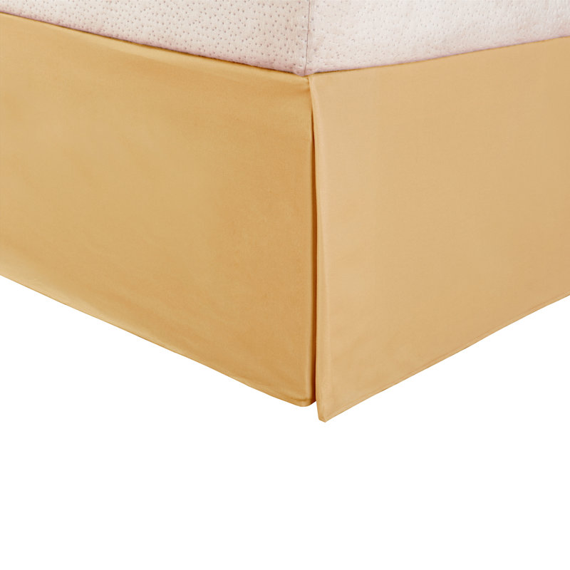 Pleated Bed Skirt, Camel, Twin