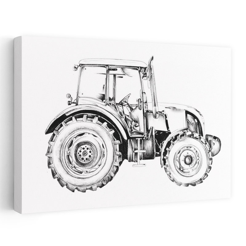 Reproduction d'art mural moderne, paysage industriel abstrait, paysage, nature, H 40 po x l 60 po