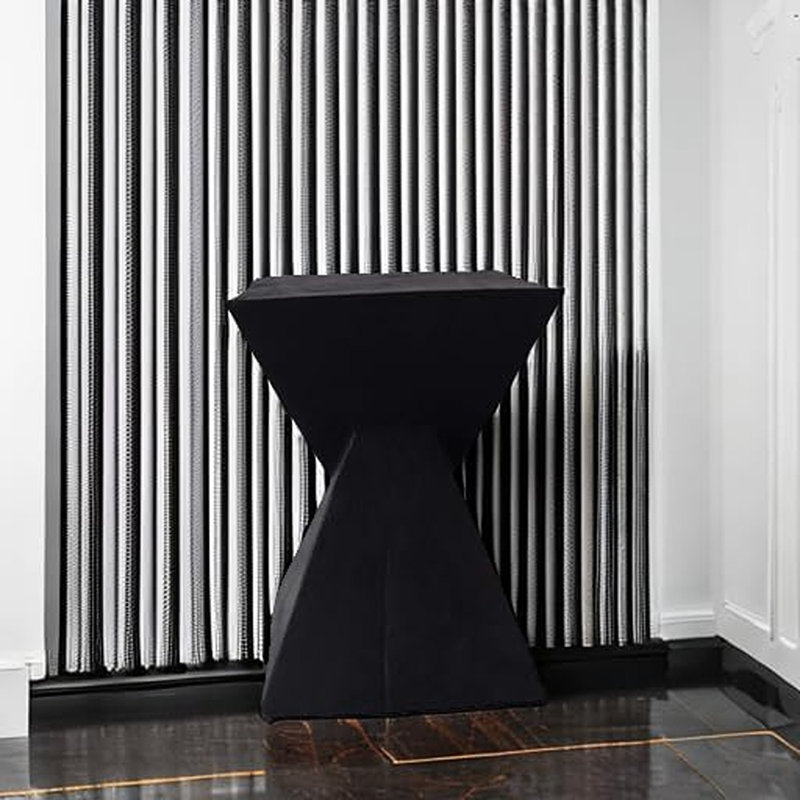 Table d'appoint en béton Jerod, noir